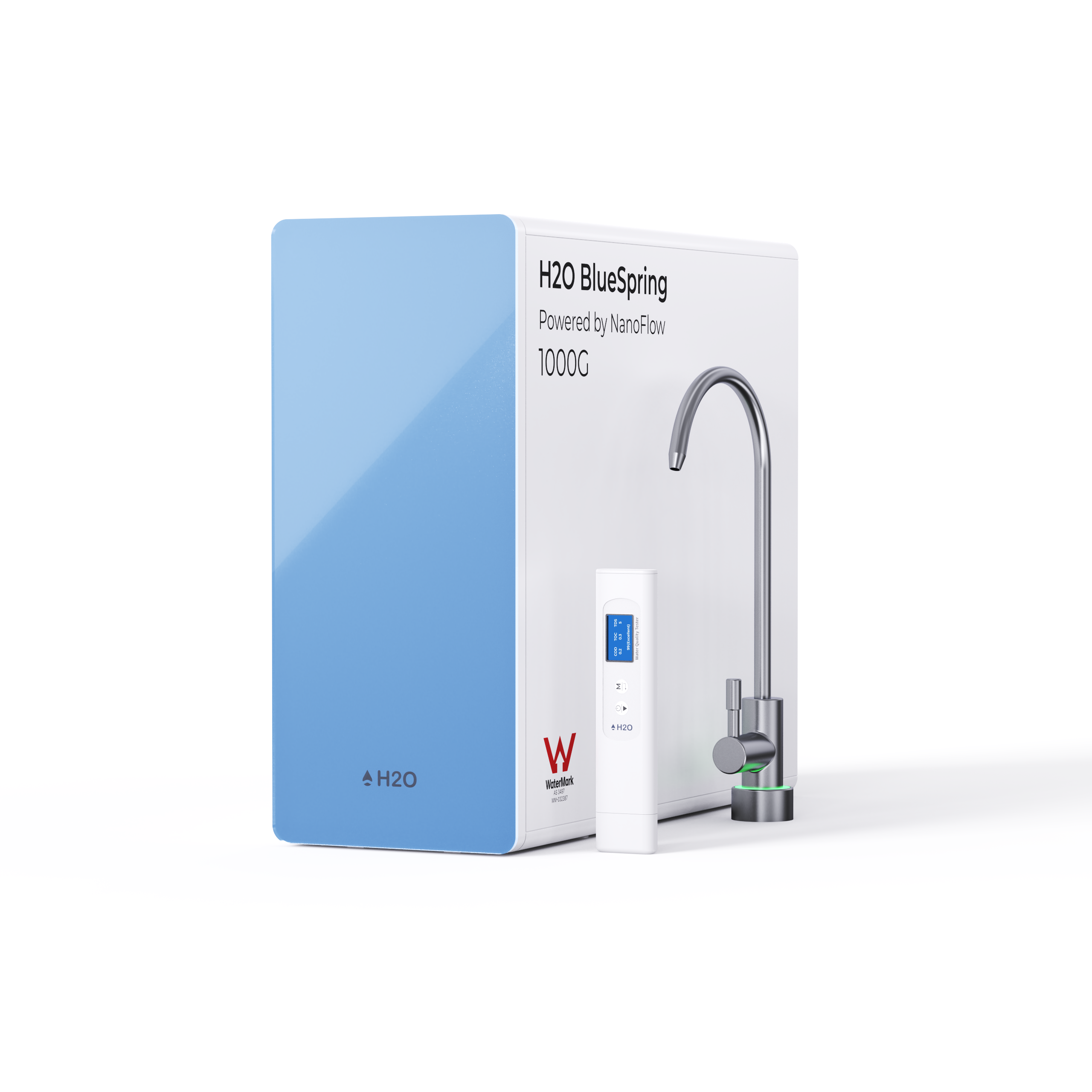 BlueSpring Under-Sink Purifier | High Flow Rate | Extra Long Filter Lifespan