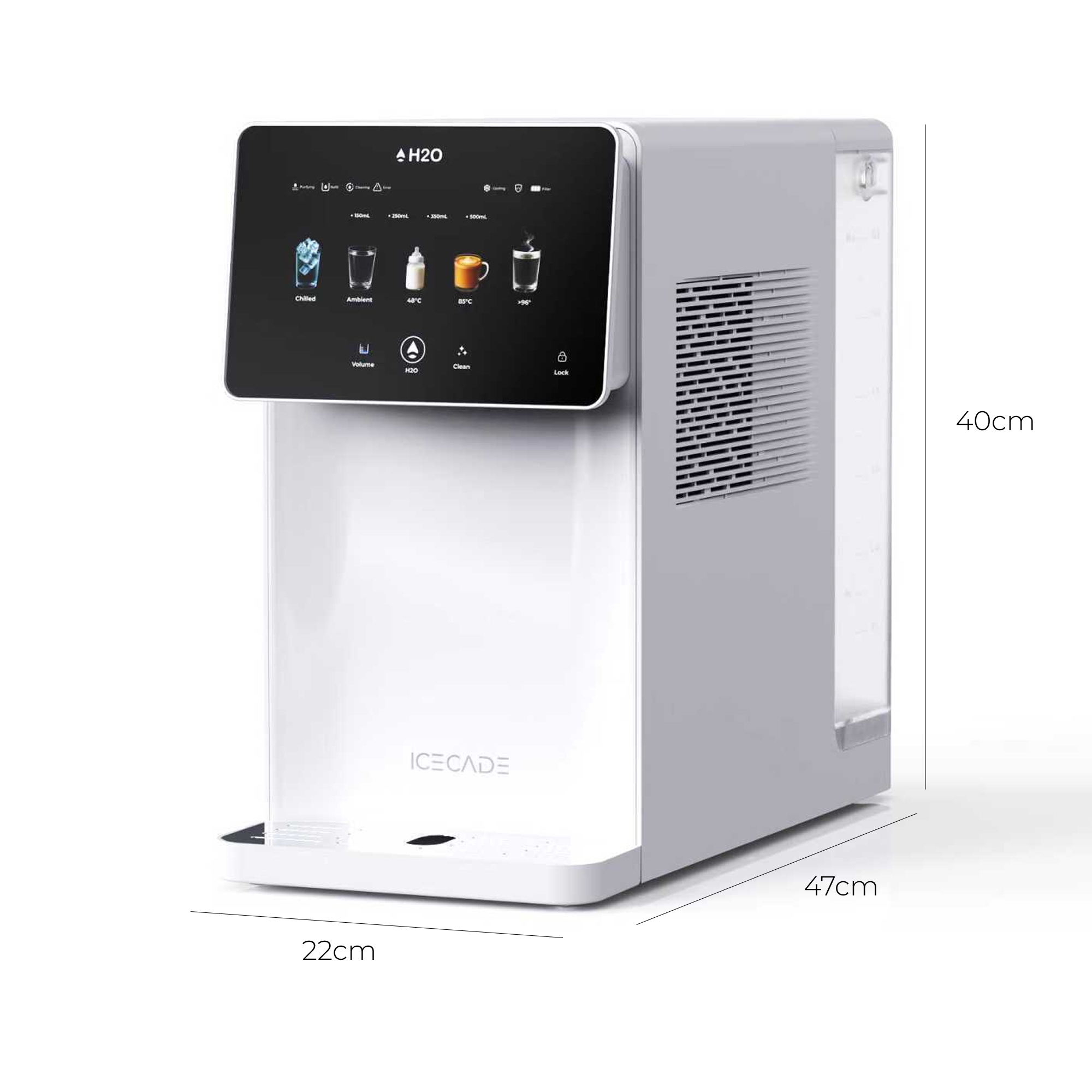 Icecade Countertop Purifier | Multi-Temperature | Optional Remineralisation