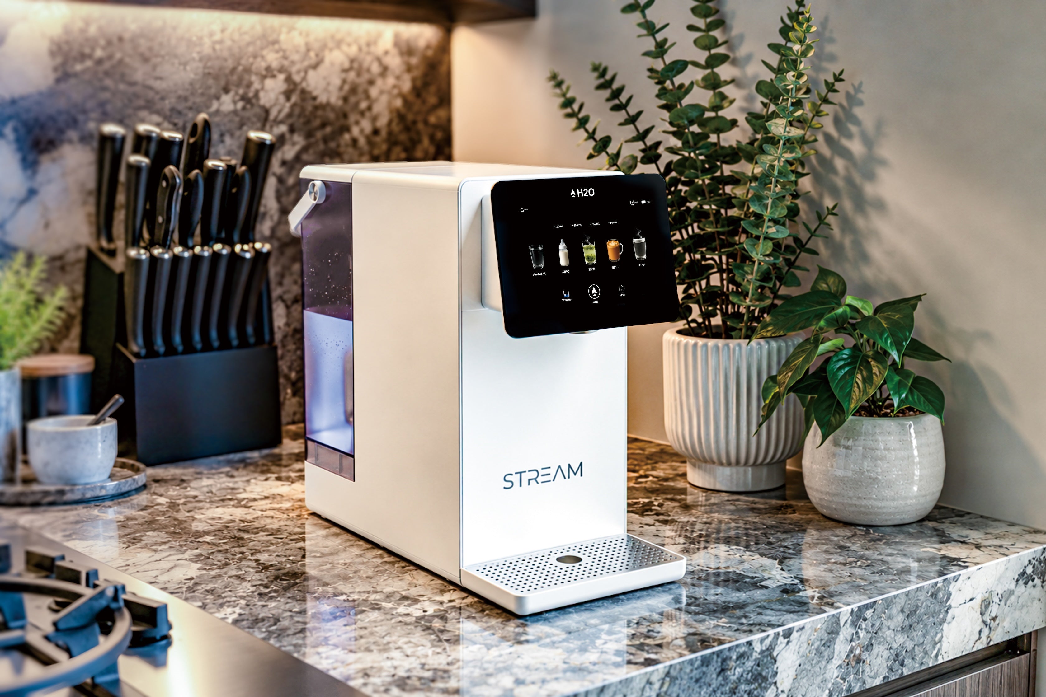 Stream by H2O Smart Countertop Dispenser | Multi-Temperature
