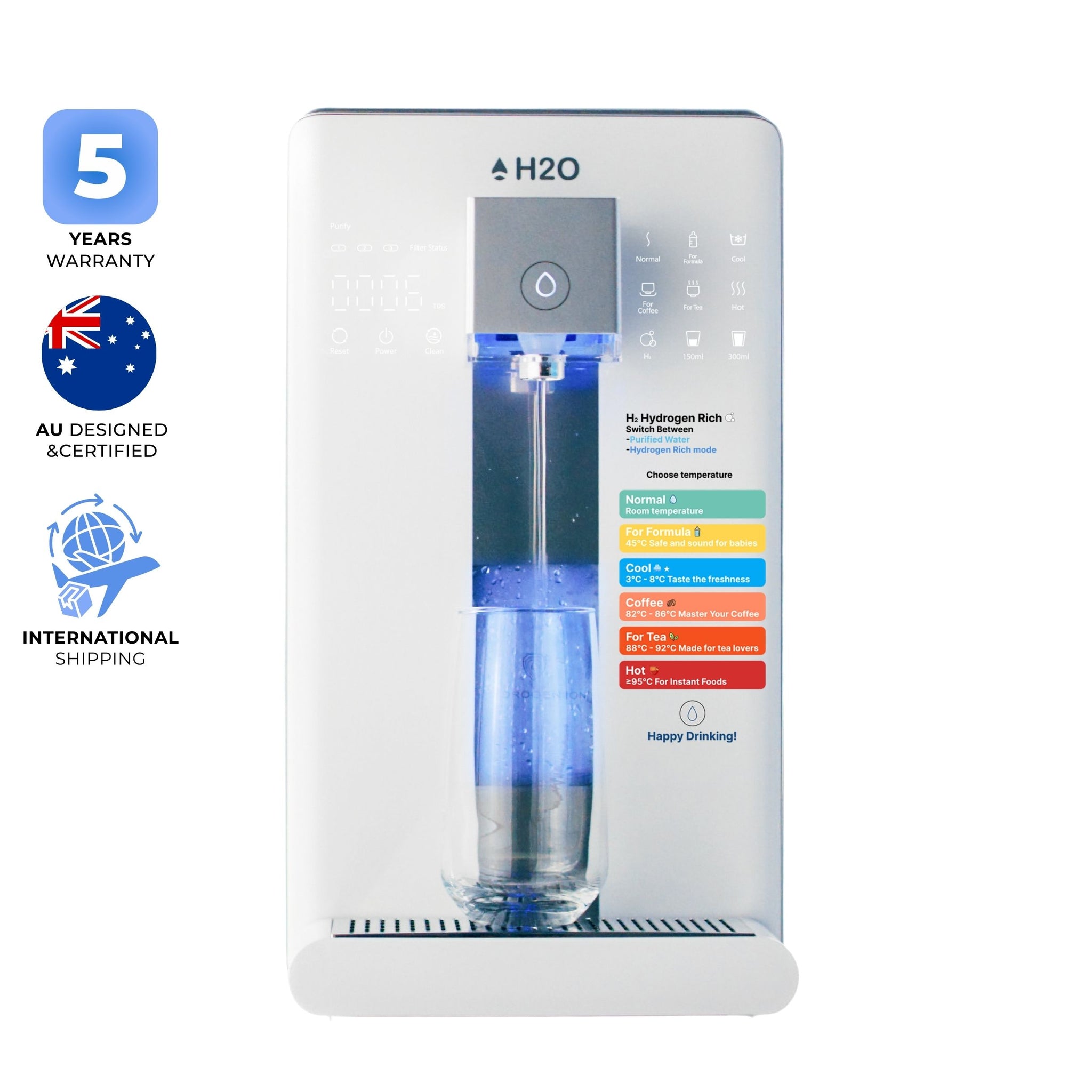 Oasis Countertop Purifier | Multi-Temperature | Optional Hydrogen-Rich