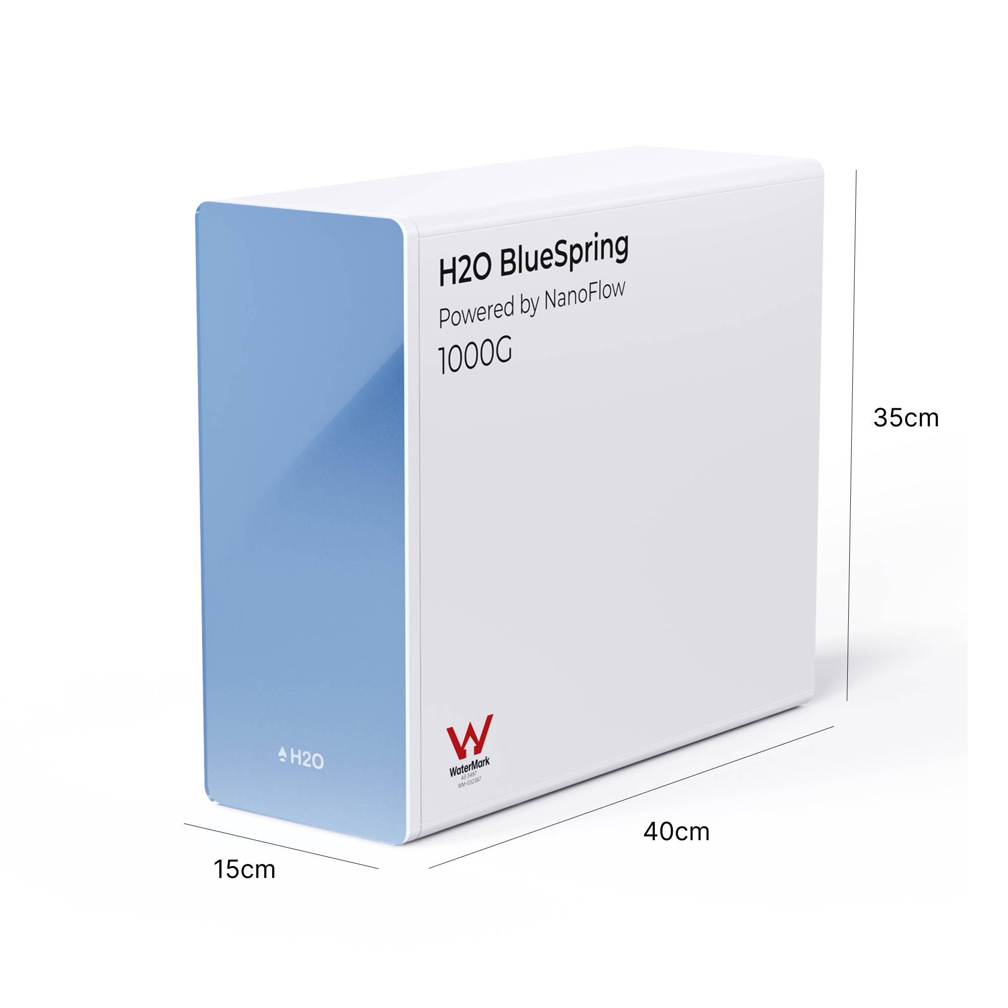 BlueSpring Under-Sink Purifier | High Flow Rate | Extra Long Filter Lifespan