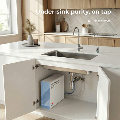 BlueSpring Under-Sink Purifier | High Flow Rate | Extra Long Filter Lifespan