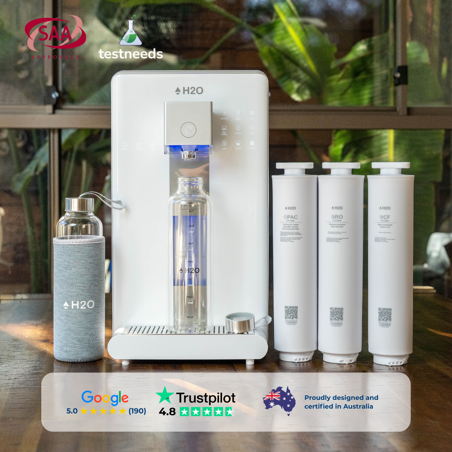 Oasis Countertop Purifier | Multi-Temperature | Optional Hydrogen-Rich