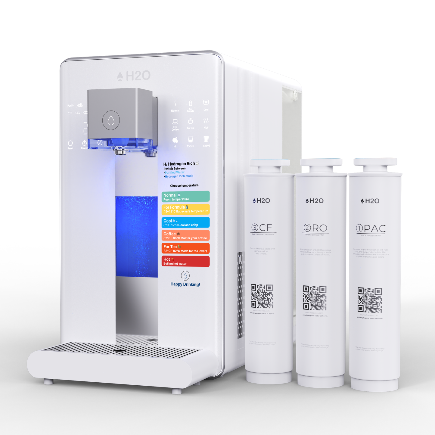 Oasis Countertop Purifier | Multi-Temperature | Optional Hydrogen-Rich