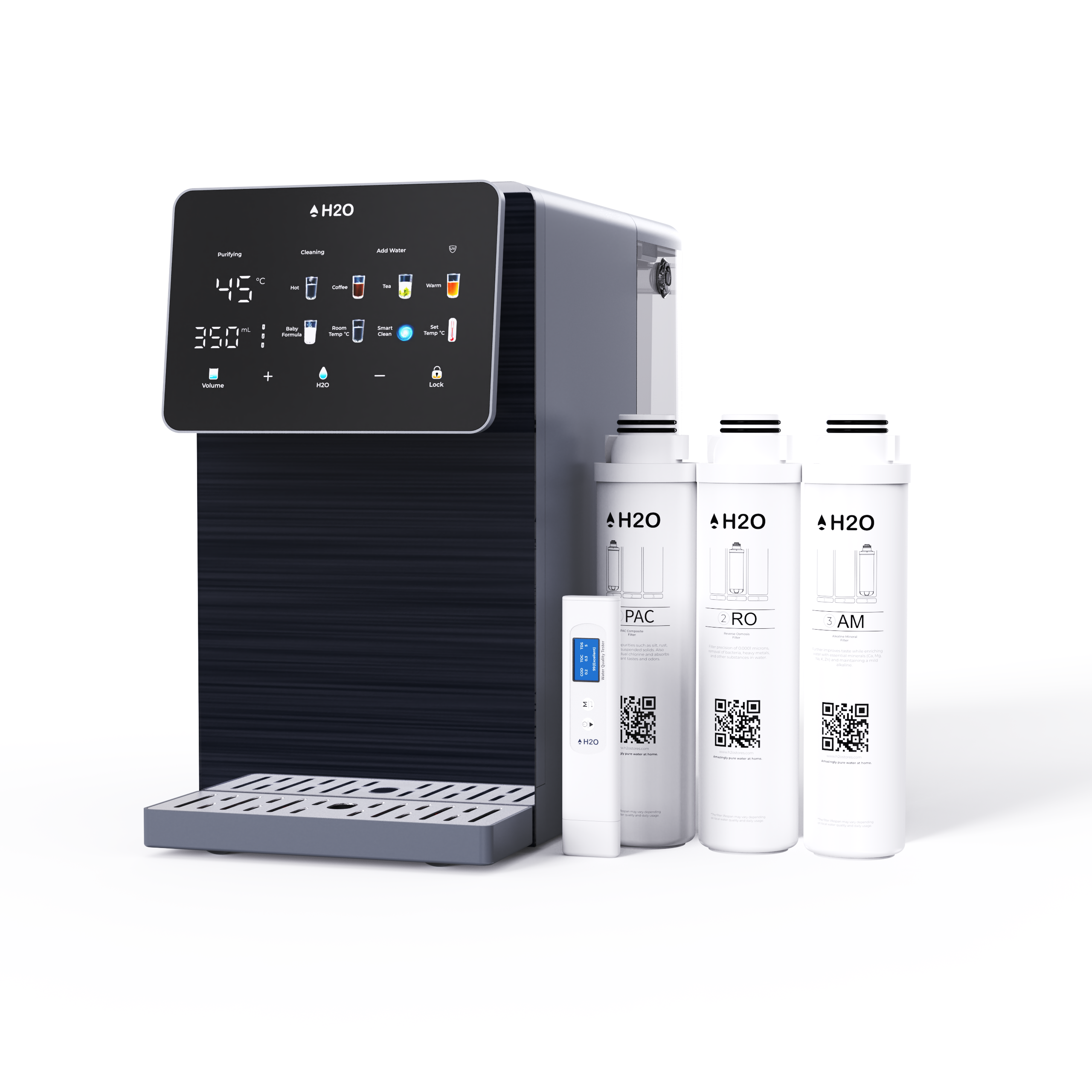 Cascade Countertop Purifier | Multi-Temperature | Remineralisation + Alkaline
