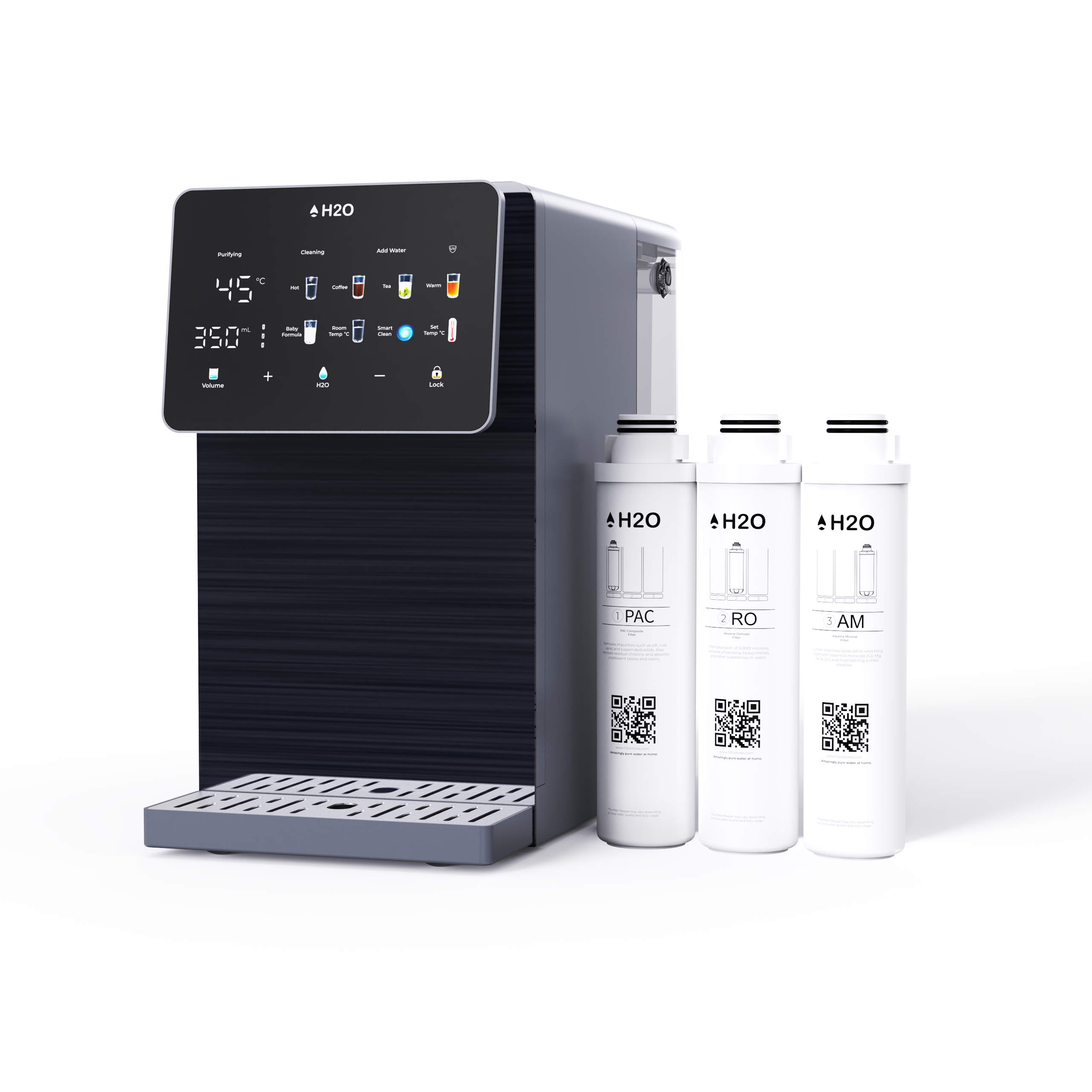 Cascade Countertop Purifier | Multi-Temperature | Remineralisation + Alkaline