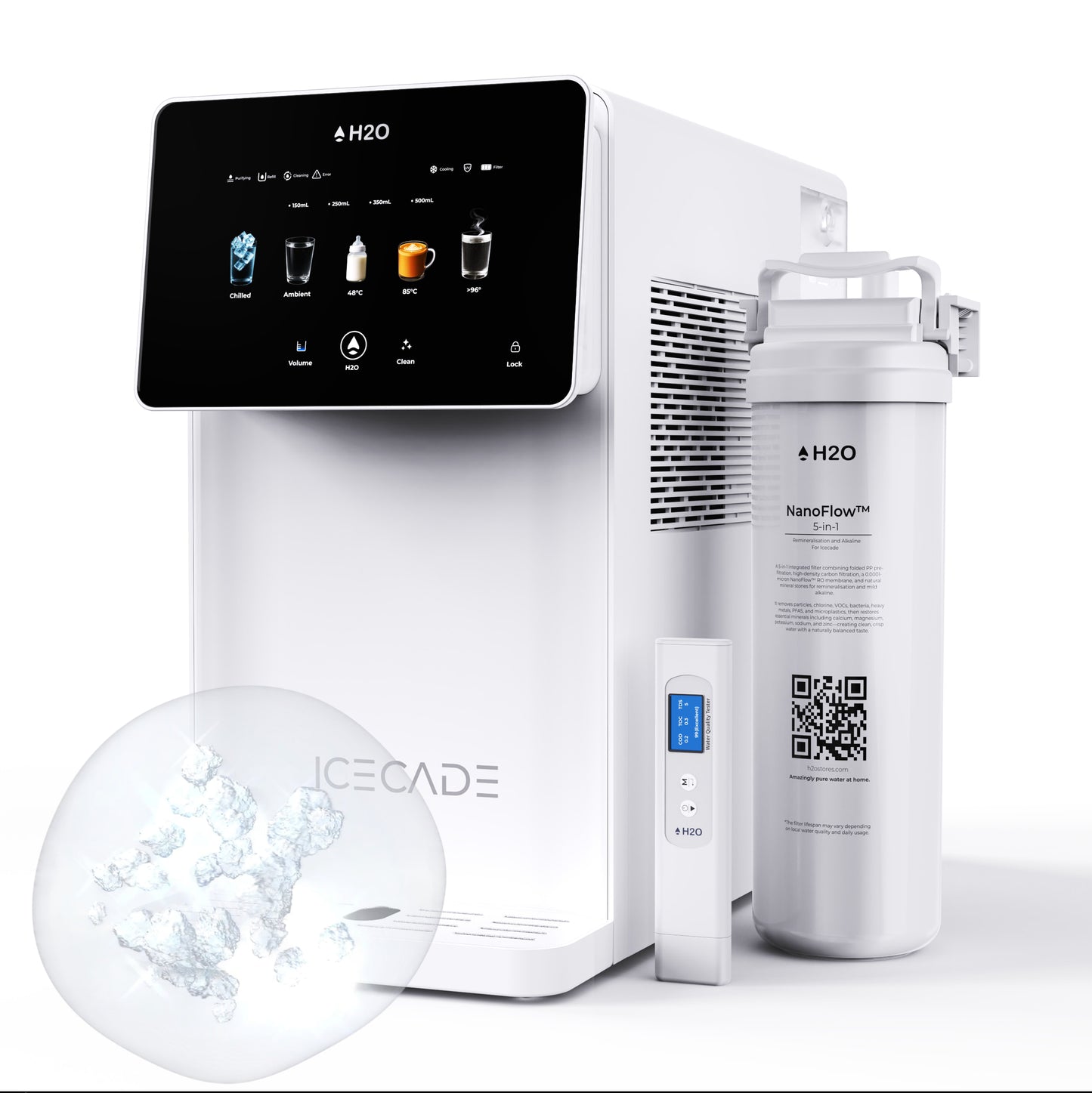 [Pre-order] Icecade Countertop Purifier | Multi-Temperature | Optional Remineralisation