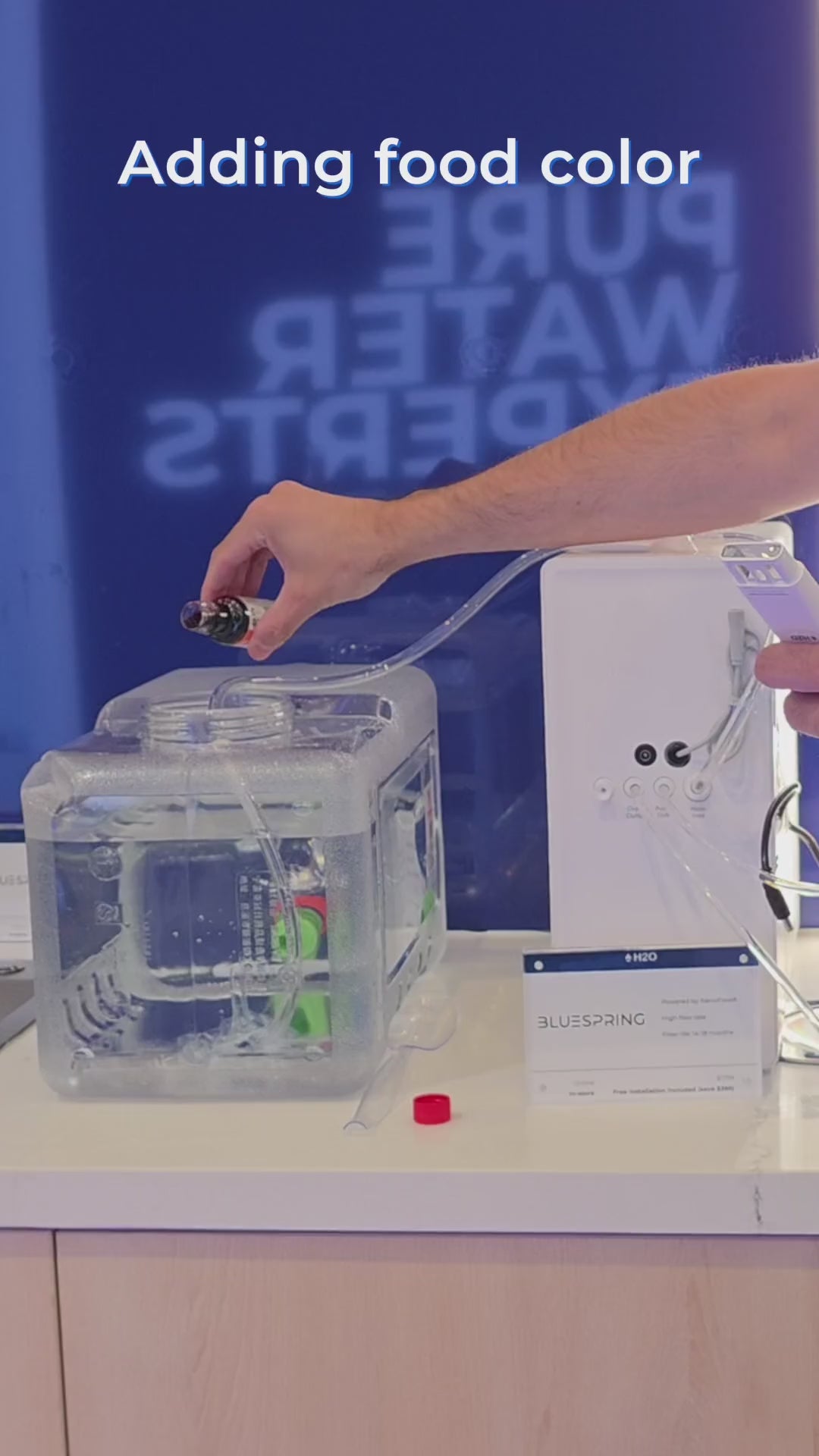 BlueSpring Under-Sink Purifier | High Flow Rate | Extra Long Filter Lifespan