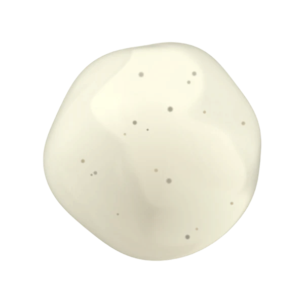 Murky water drop with sediment